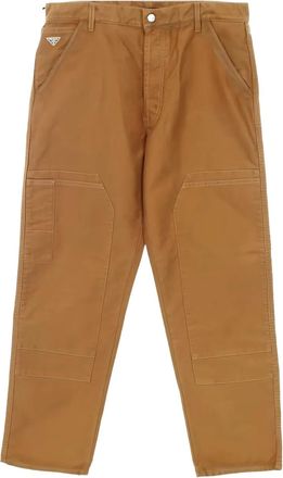 Prada 2020s katoenen broek - Bruin