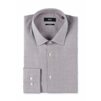 HUGO BOSS Casual Shirts, male, Gray, 8XL, 50327340 Uni Shirt