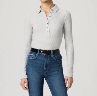 Paige Eden Top In Heather Grey
