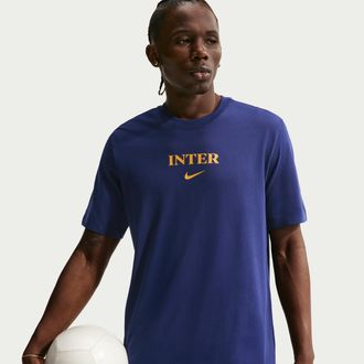 Nike Inter Milan Nike Mens Soccer T-Shirt in Blue | IM1663-492