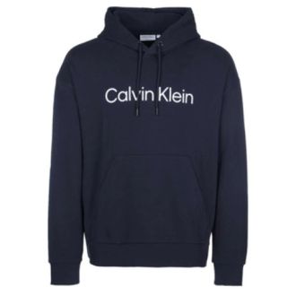 Calvin Klein Hoodies, male, Blue, Size: S Blue Mens Sweater & Cardigan