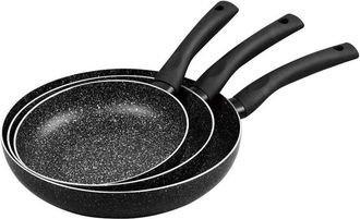 OEM Juego De 3 Sartenes Con Revestimiento De M&aacute;rmol Kinghoff Kh-1562