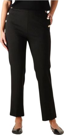 Twinset Dames, Broeken, Zwart, Maat: 3XS Zijde