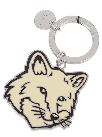 Maison Kitsuné Bold Fox Head Keyring-Donna