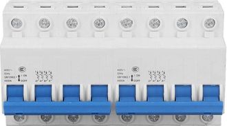 OEM Mini Interruptor De Circuito De Conversi&oacute;n Con Enclavamiento, Tipo Riel Gu&iacute;a, Ac400v 4p + 4p 6000a, Interruptor De Transferencia De Energ&iacute;a Manual Dob