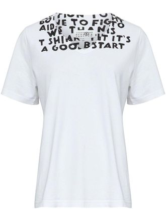 Maison Margiela Numeric Signature Mm6 Patch T-Shirt from