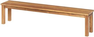 Rendez-Vous D&eacute;co Banco de 3 plazas de madera de teca reciclada de 200 cm