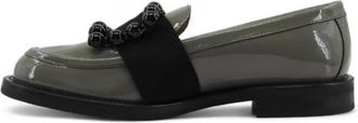 Frau Mocassin - Dames - Loafers - Grijs - 39 EU - Leer - Schoenen