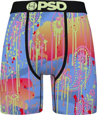PSD Underwear - Mens Ja Paisley Micro Mesh Boxer Briefs, Color Multi, Size: Large