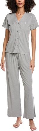 Tommy Hilfiger 2Pc Sleep Pant & Cardigan Set