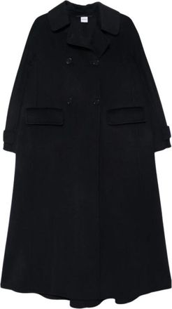 Aspesi Giacca Doppiopetto in Lana - - Coats - Donna - Blu - M
