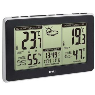 TFA Dostmann Tfa Dostmann - Estacion Meteorologica Digital Sensor Termo-higro Negro - 35.1151.01