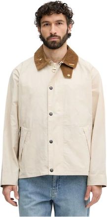 Barbour Jassen, Heren, Beige, M, Katoen, Transport Casual Jacket