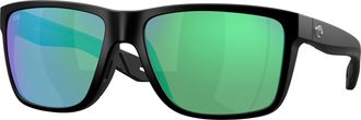 Costa BROADBILL ll Green Mirror Polarized Glass Square Mens Sunglasses 6S9120 911002 58