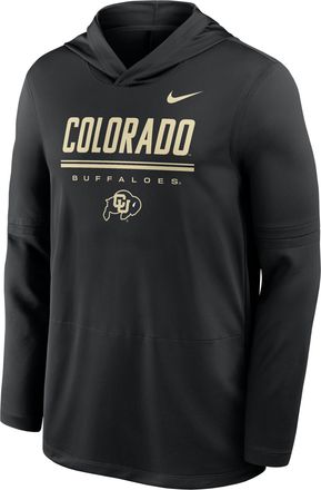 Nike Colorado Sideline Nike Mens Dri-FIT College Long-Sleeve Hooded Top in Black | IV7787-010