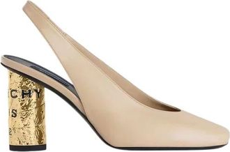 Givenchy Tape Slingbacks - Dames - Pumps - Beige - 41 EU - Leer - Schoenen