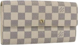 Louis Vuitton Pre-owned Wallets, female, White, Size: ONE SIZE Pre-owned Canvas Wallet