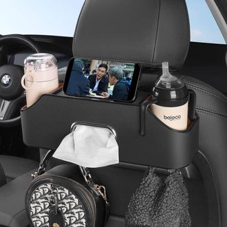 OEM Organizador Multifuncional Para Reposacabezas De Coche, Con Portavasos, Caja De Pa&ntilde;uelos Y Gancho Para Reposacabezas Para Ni&ntilde;os Y Adultos, Accesorios 