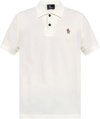 Moncler Polo con applicazione logo - Toni neutri