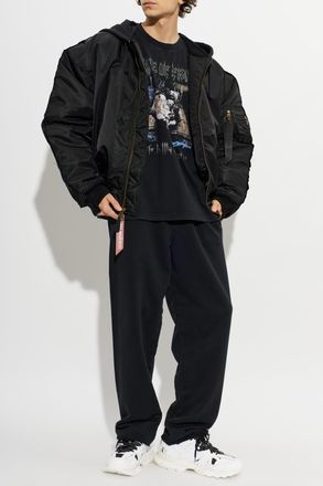VETEMENTS Long Sleeve T-shirt, Mens, Black