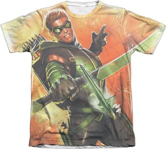 Gildan Justice League of America Worth A Shot Adult Poly/Cotton Short Sleeve Tee / T-Shirt