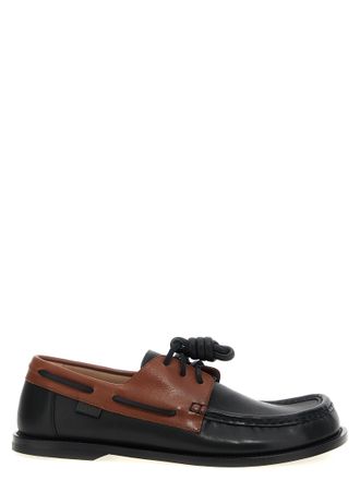 Loewe Multicolor Calfskin Slip-On Mens Loafers