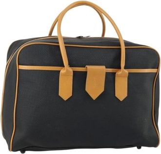 Saint Laurent Pre-owned Weekend Bags, female, Black, Size: ONE SIZE Pre-owned Plastic Travel Bag