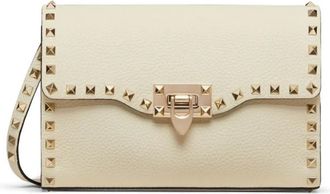 Valentino Garavani Off White Rockstud Small Crossbody Bag
