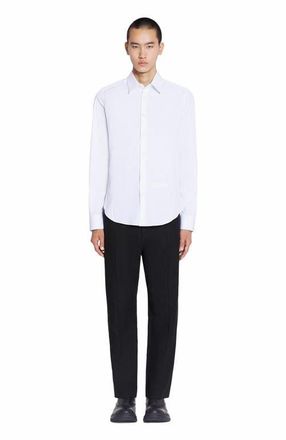 Lanvin Fitted Shirt in Optic White at Nordstrom, Size 3939 Eu