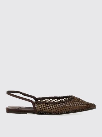 Le Silla Ballerina slingback Le Silla in nylon a rete con strass all over