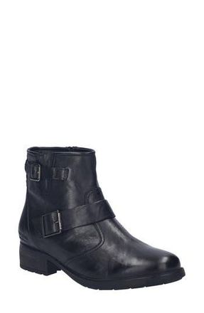 Josef Seibel Kate 51 Moto Bootie in Black at Nordstrom Rack, Size 11-11.5Us / 42Eu