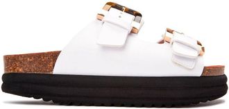 V.Gan Vegan Pruimen Voetbed Schildpad Sandalen