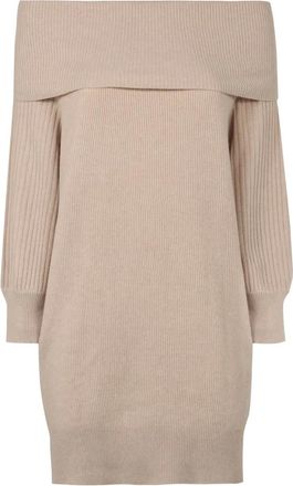 Agnona Maglione con spalle scoperte - Marrone