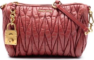 Miu Miu Pre-owned Miu Miu Matelasse Leather Shoulder Bag Ladies P5SBVID5AOC1N2K9