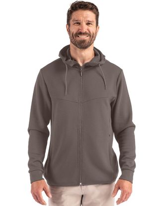 Clique Haven Recycled Mens Full Zip Hooded Sweatshirt