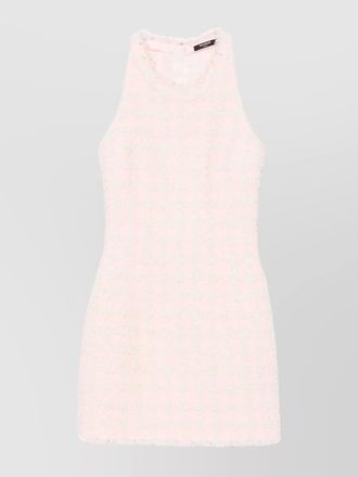 Balmain frayed mini dress