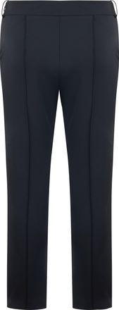 Elisabetta Franchi Womens Cropped Trousers Black Stretch Polyamide