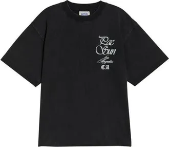 PacSun Cyber Hand Cotton Graphic T-Shirt in Washed Black at Nordstrom, Size X-Large