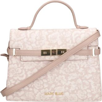 Marc Ellis Around M Flower - Dames - Handtassen - Beige - ONE Size - Leer - Tassen