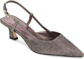 Stuart Weitzman Vinnie 50 Slingback Pump in New Pyrite at Nordstrom Rack, Size 5.5