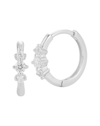Glaze Jewelry Silver Cz Earrings