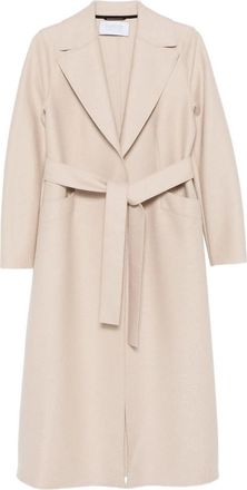 Harris Wharf London Belted Notched-lapels Coat