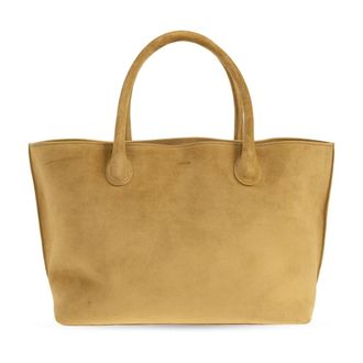 LI&Eacute; STUDIO Tassen, Dames, Geel, ONE Size, Leer, THE Grace Tote 1211 0-Desert Suede