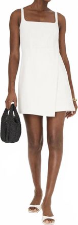 French Connection Whisper Strappy Envelope Dress In Summer White