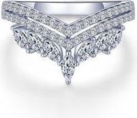 Lafonn Simulated Diamond Crown Ring in Silver/Simulated Diamond at Nordstrom Rack, Size 7