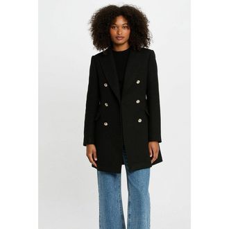 Morgan Halflange jas met knopen