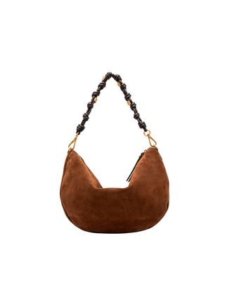 Gianni Chiarini Womens Hobo Bag Cleo Suede Cognac Handbags Hand
