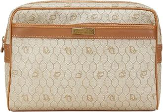 Dior Pre-owned Clutches, female, Beige, Size: ONE SIZE Pre-owned Fabric clutches