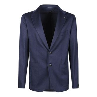 Tagliatore Jassen, Heren, Blauw, L, Wol, Blazer