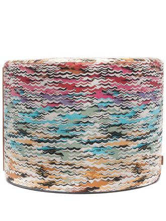Missoni Home Sgabello a righe - Blu